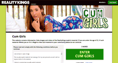 Desktop Screenshot of cumgirls.com
